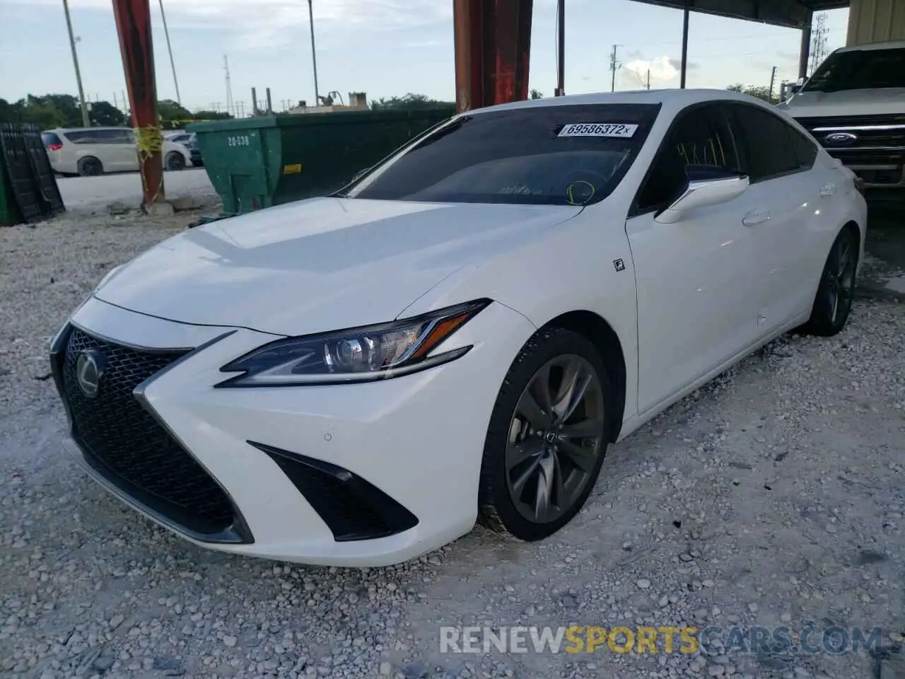 1 Photograph of a damaged car 58ABZ1B16KU043011 LEXUS ES350 2019