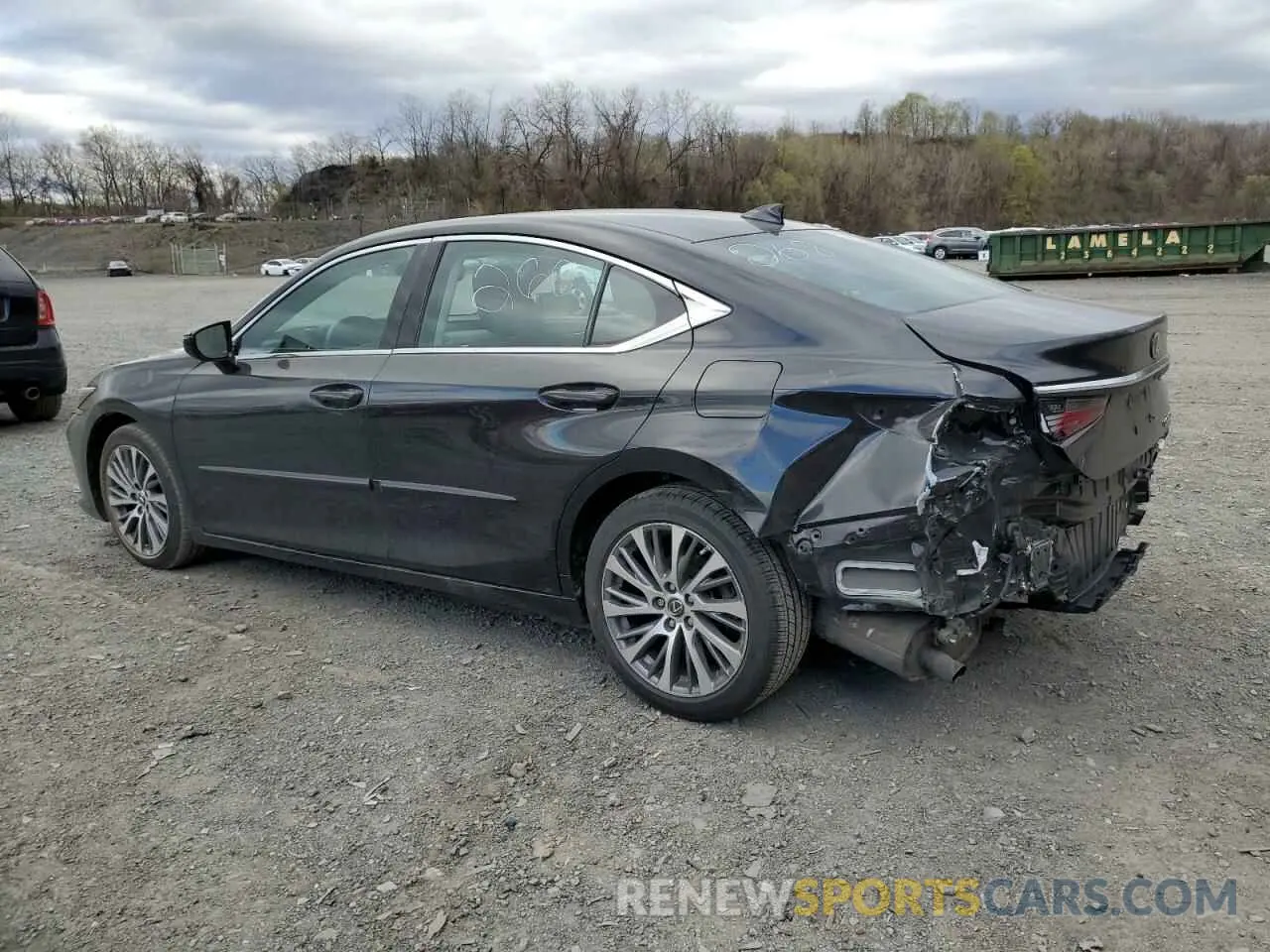 2 Photograph of a damaged car 58ABZ1B17KU007215 LEXUS ES350 2019