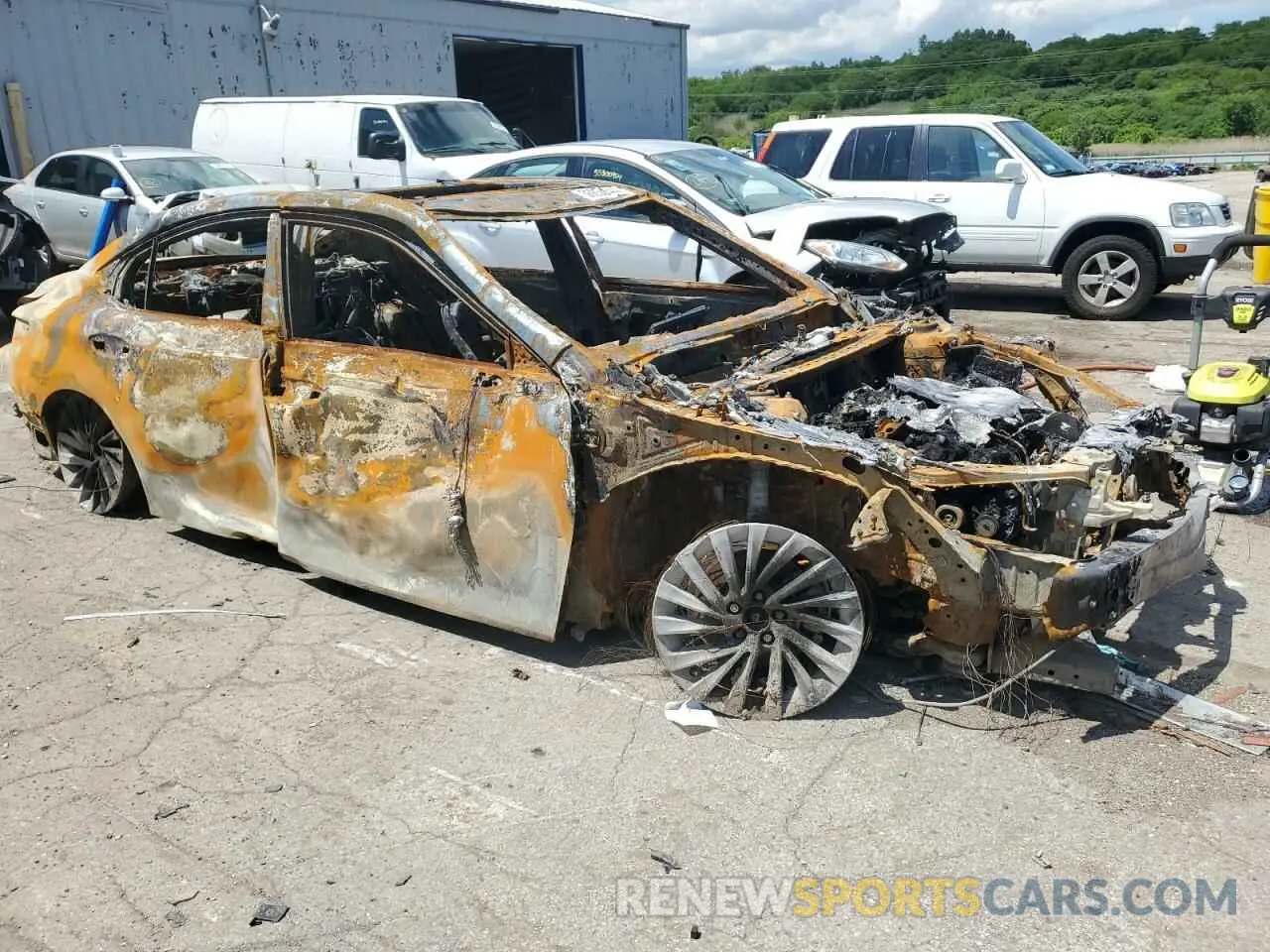 4 Photograph of a damaged car 58ABZ1B17KU032227 LEXUS ES350 2019