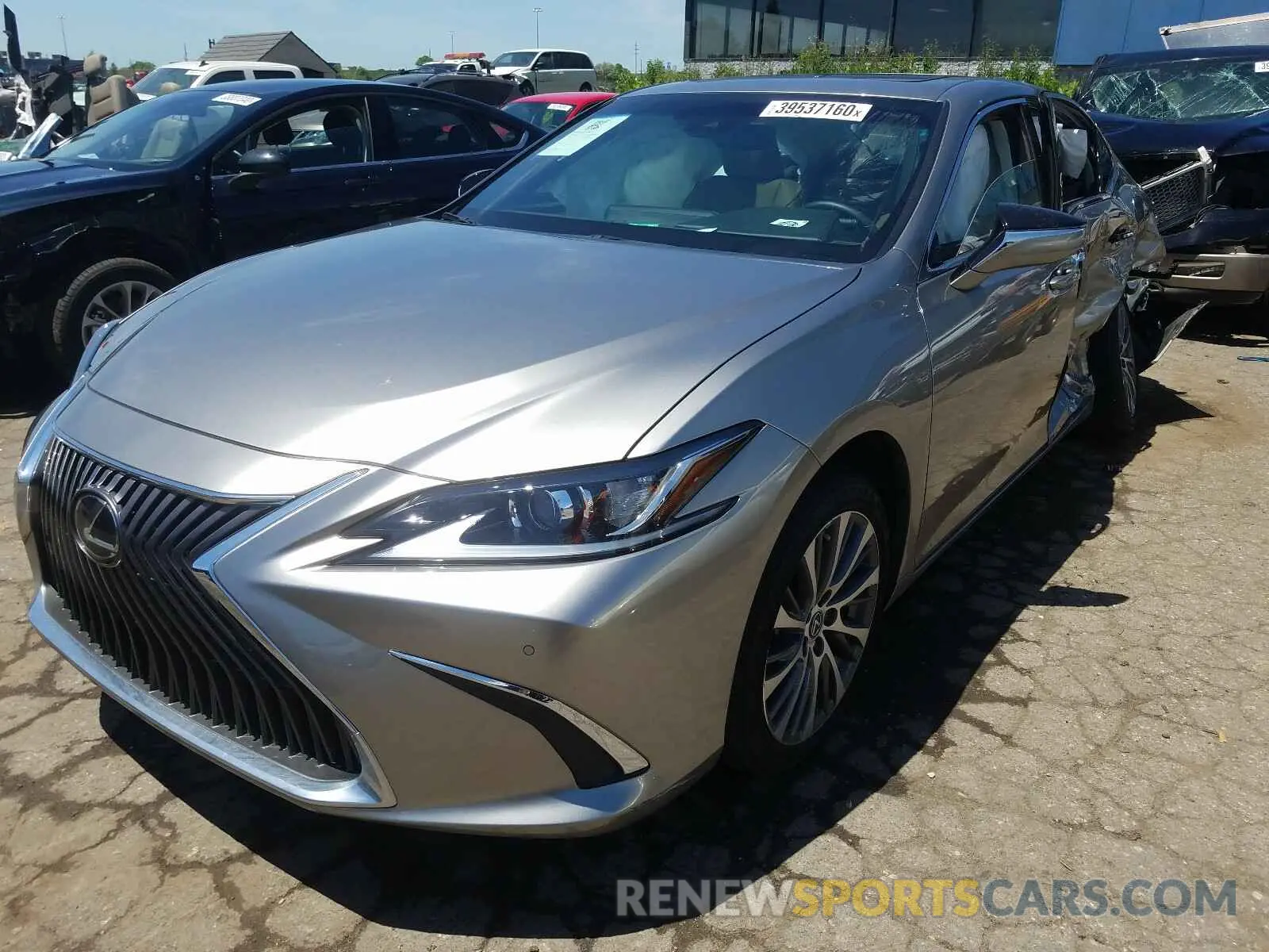 2 Photograph of a damaged car 58ABZ1B17KU036195 LEXUS ES350 2019