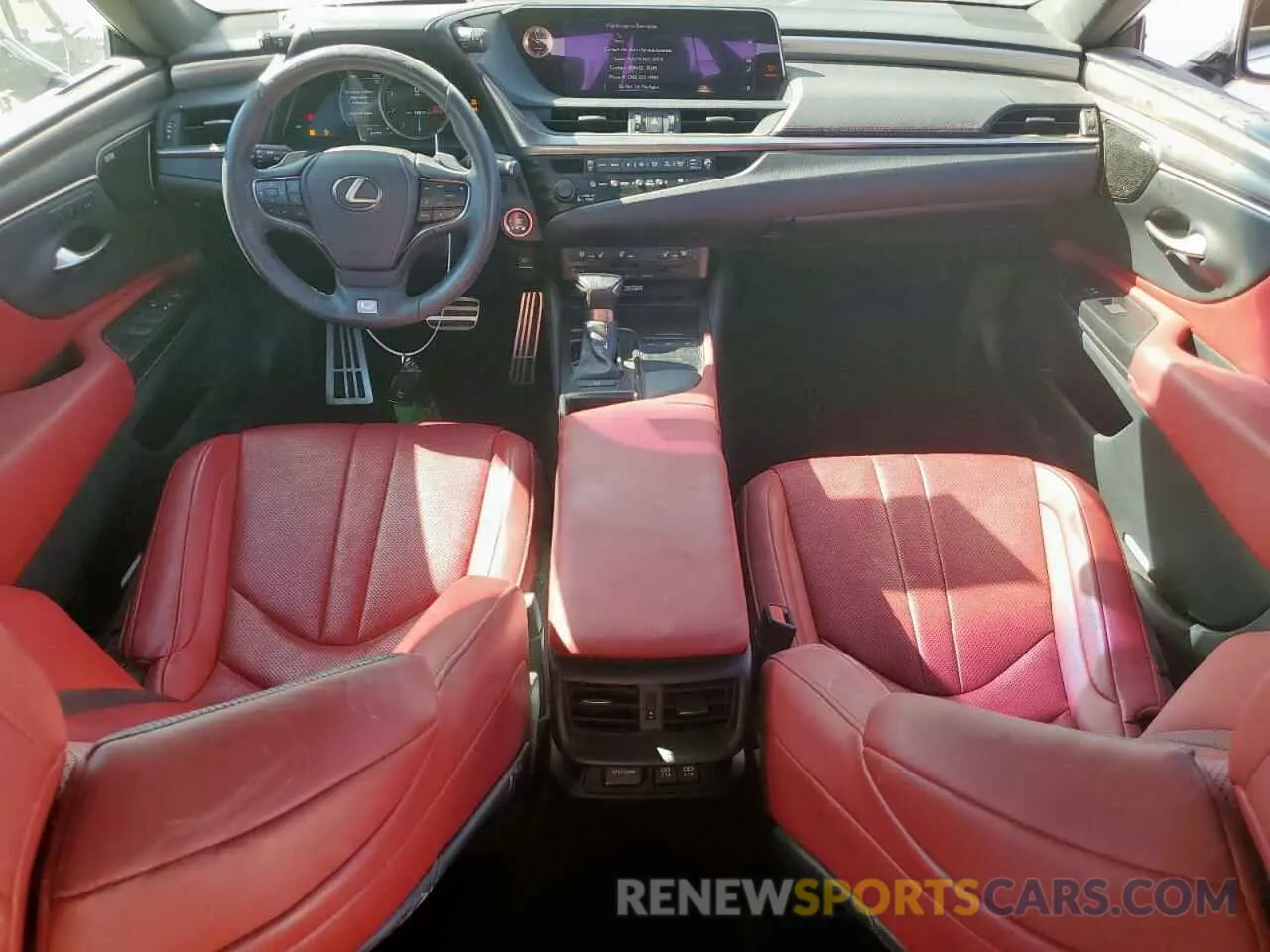 8 Фотография поврежденного автомобиля 58ABZ1B18KU011919 LEXUS ES350 2019