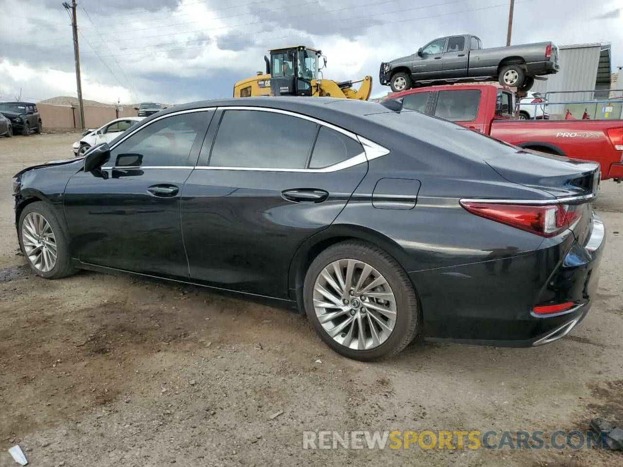 2 Photograph of a damaged car 58ABZ1B18KU012164 LEXUS ES350 2019