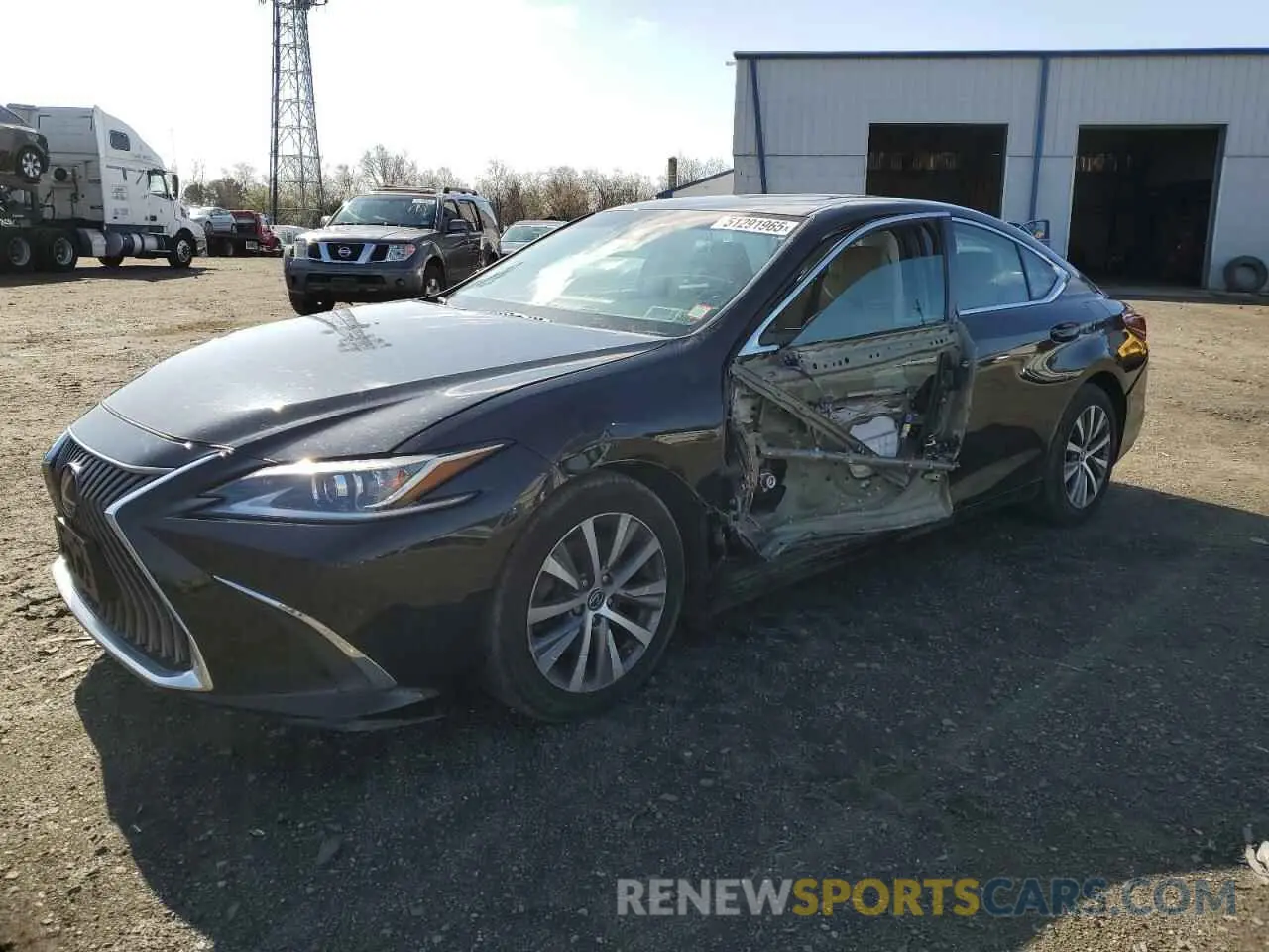 1 Photograph of a damaged car 58ABZ1B18KU043267 LEXUS ES350 2019