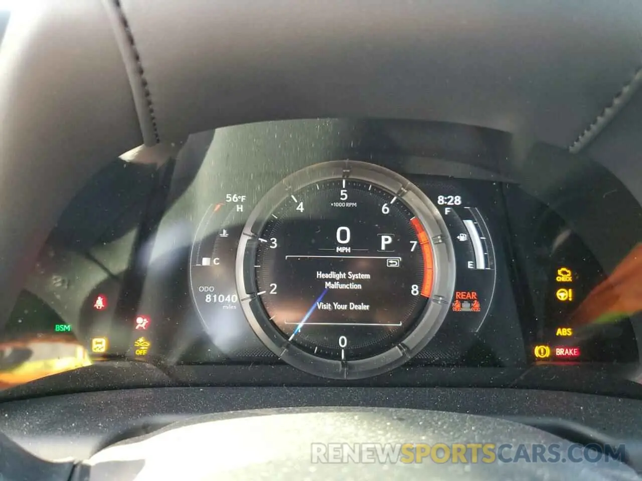 9 Фотография поврежденного автомобиля 58ABZ1B19KU001478 LEXUS ES350 2019