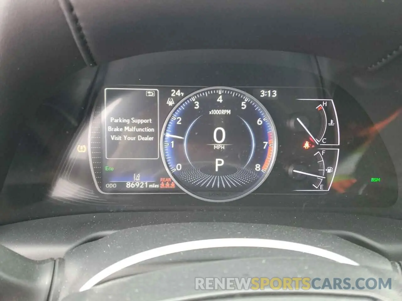 9 Фотография поврежденного автомобиля 58ABZ1B1XKU019424 LEXUS ES350 2019