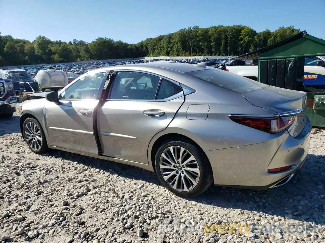 2 Photograph of a damaged car 58ABZ1B1XKU034313 LEXUS ES350 2019