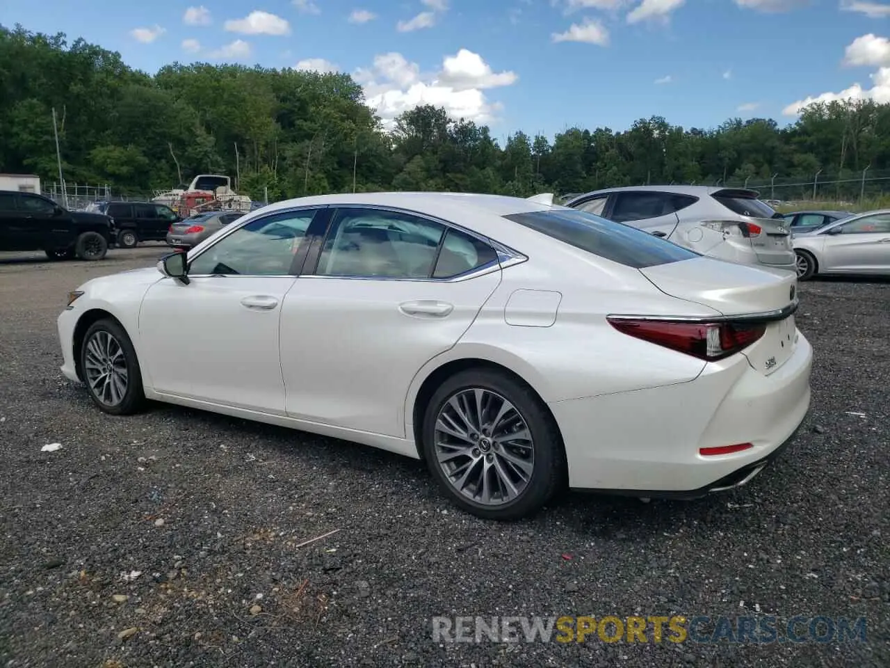 2 Фотография поврежденного автомобиля 58ABZ1B1XKU043447 LEXUS ES350 2019