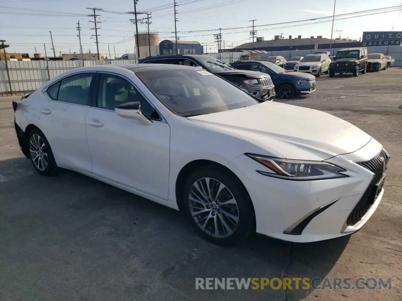 4 Photograph of a damaged car JTHBZ1B19K2003365 LEXUS ES350 2019