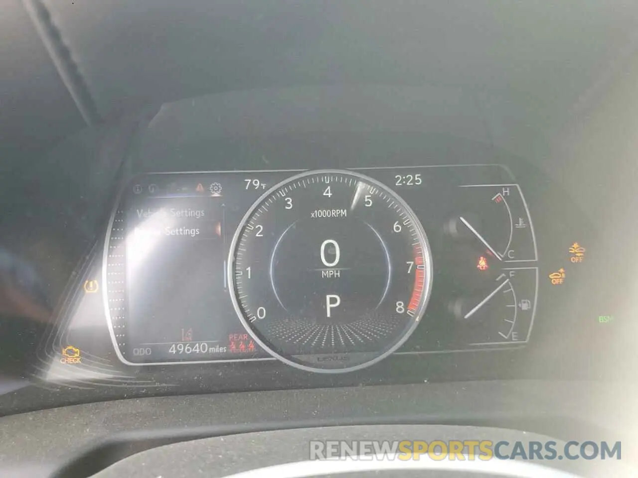 9 Фотография поврежденного автомобиля 58ADZ1B11LU078758 LEXUS ES350 2020