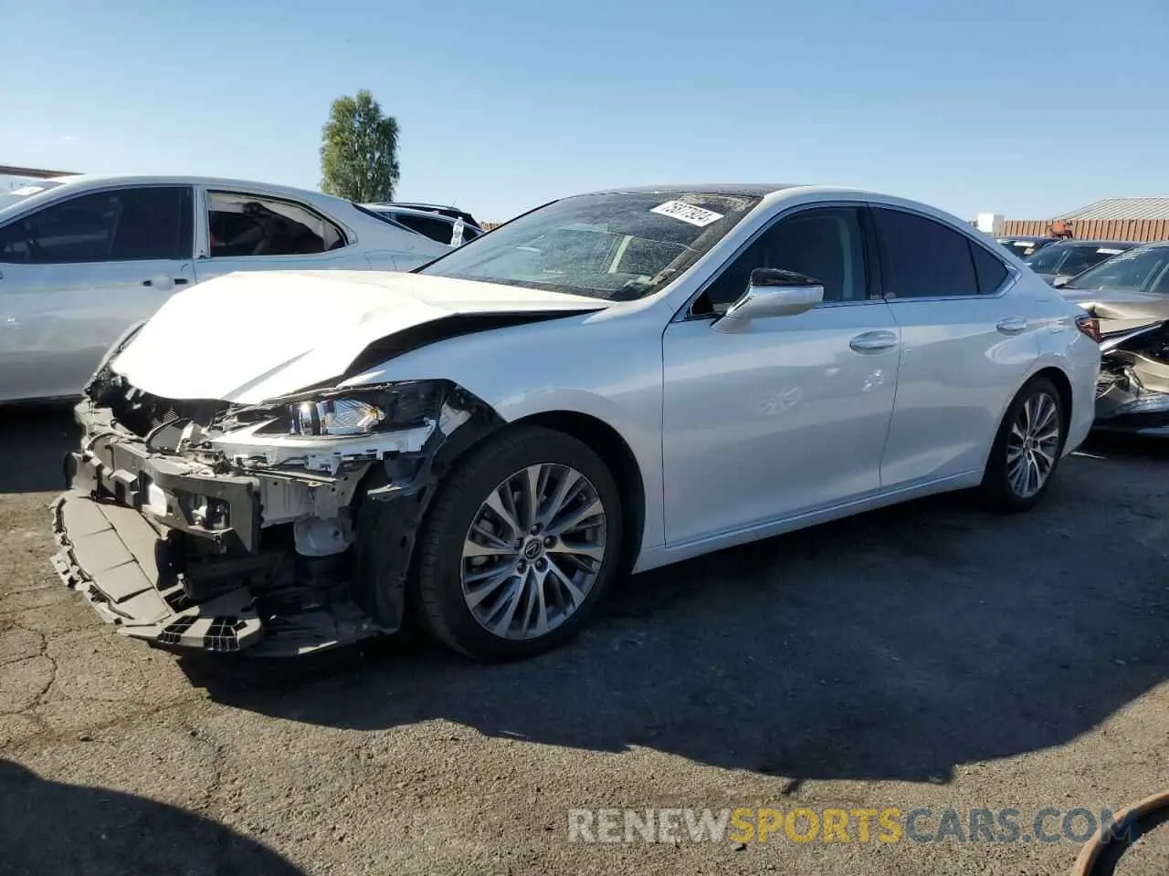 1 Photograph of a damaged car 58ADZ1B14LU068063 LEXUS ES350 2020