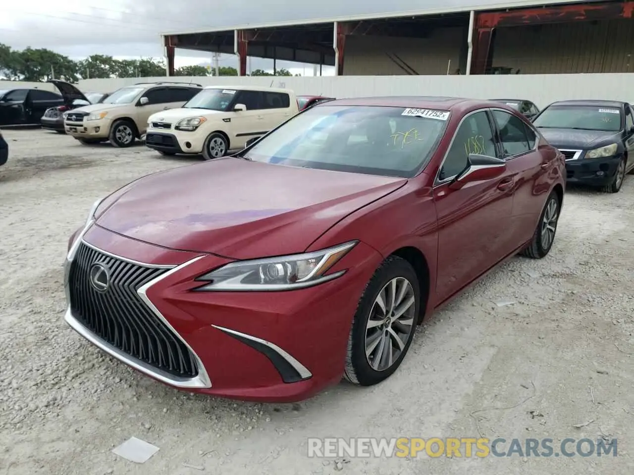 2 Photograph of a damaged car 58ADZ1B16LU064015 LEXUS ES350 2020