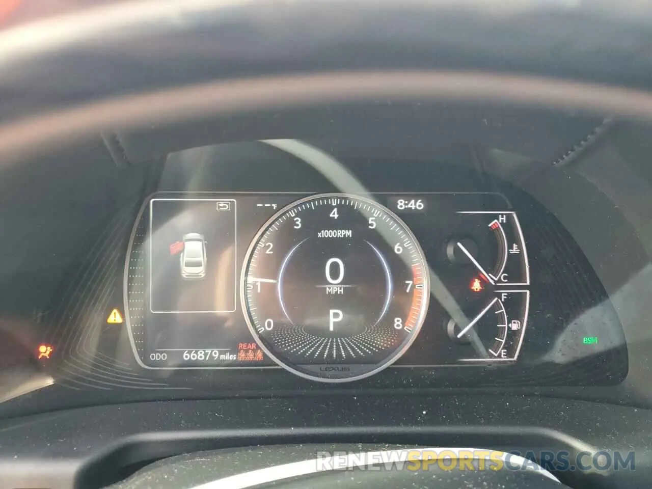 9 Фотография поврежденного автомобиля 58ADZ1B19LU071217 LEXUS ES350 2020