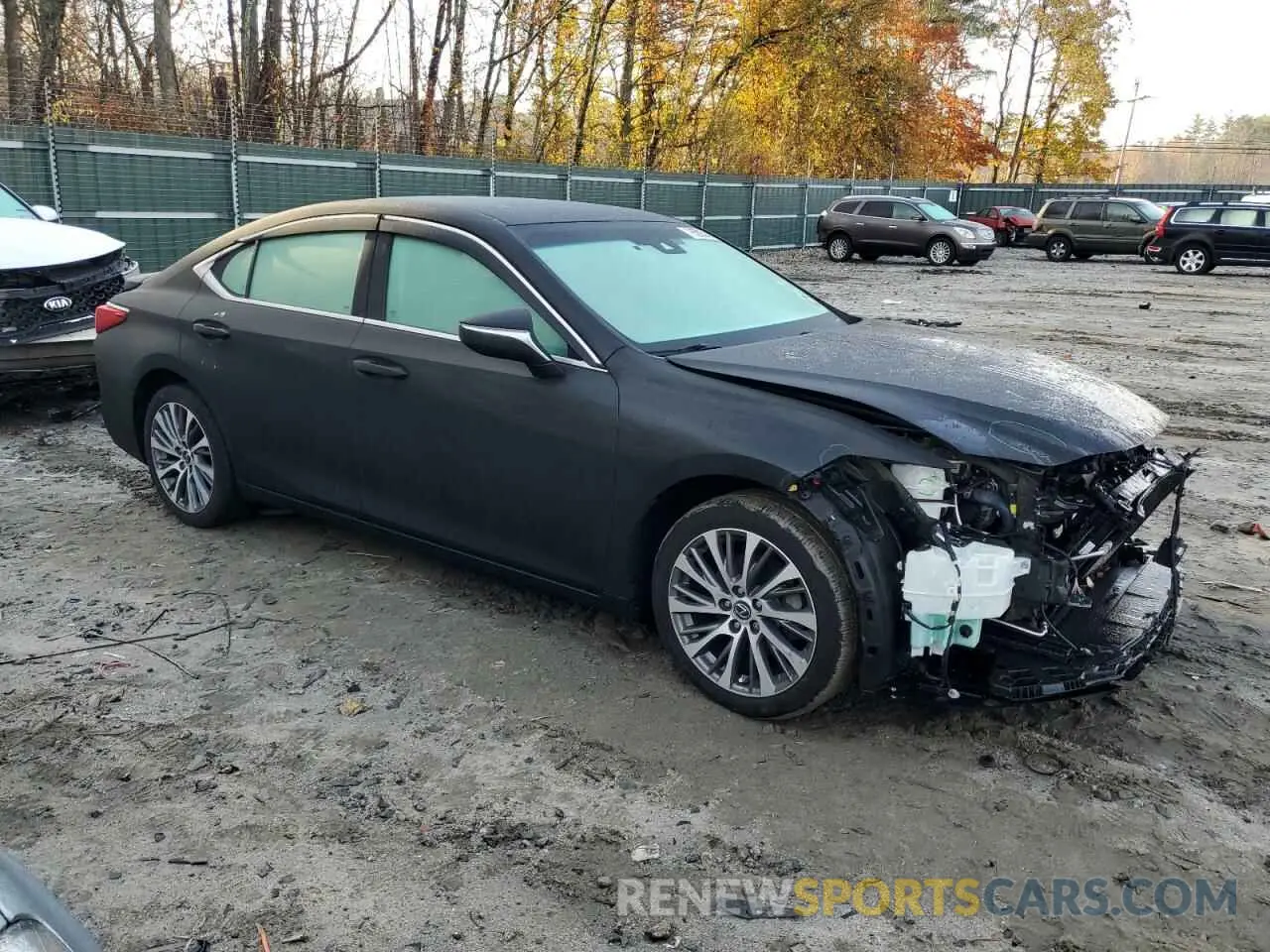 4 Фотография поврежденного автомобиля 58ADZ1B19LU074005 LEXUS ES350 2020