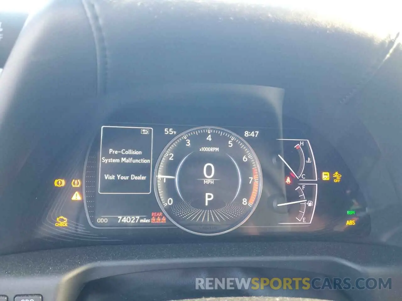 9 Фотография поврежденного автомобиля 58ADZ1B1XLU058959 LEXUS ES350 2020