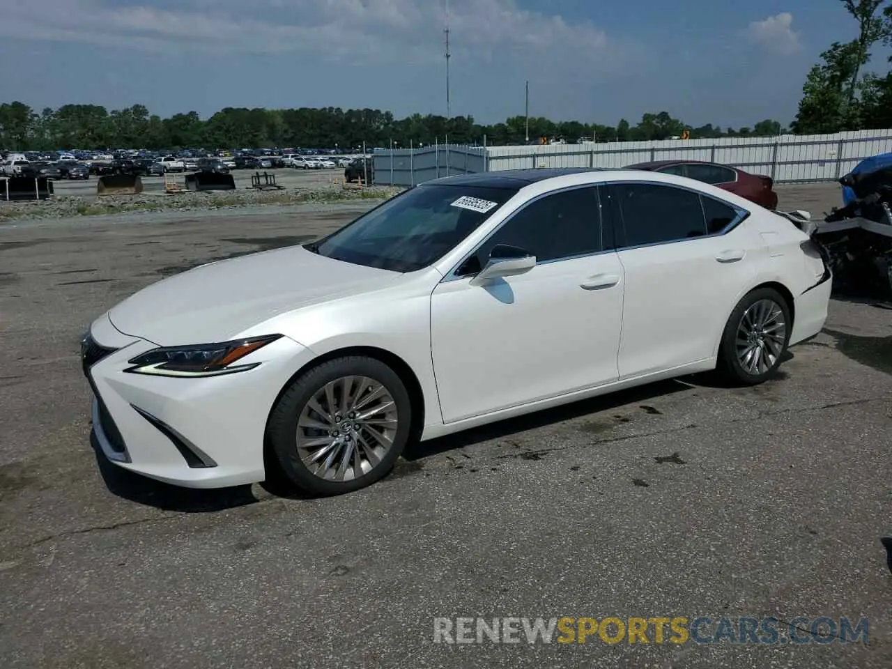 1 Photograph of a damaged car 58AFZ1B17LU080958 LEXUS ES350 2020