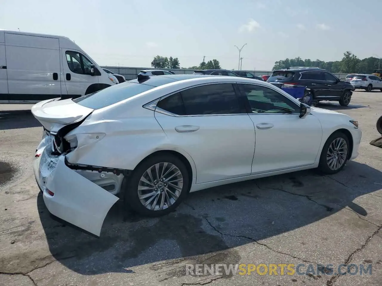 3 Photograph of a damaged car 58AFZ1B17LU080958 LEXUS ES350 2020