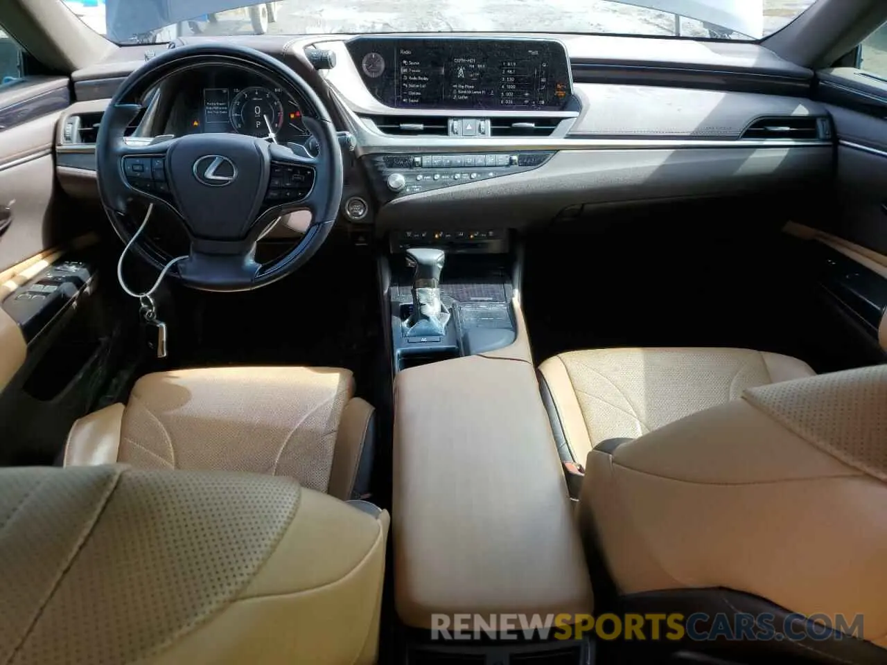 8 Photograph of a damaged car 58ABZ1B1XMU104427 LEXUS ES350 2021