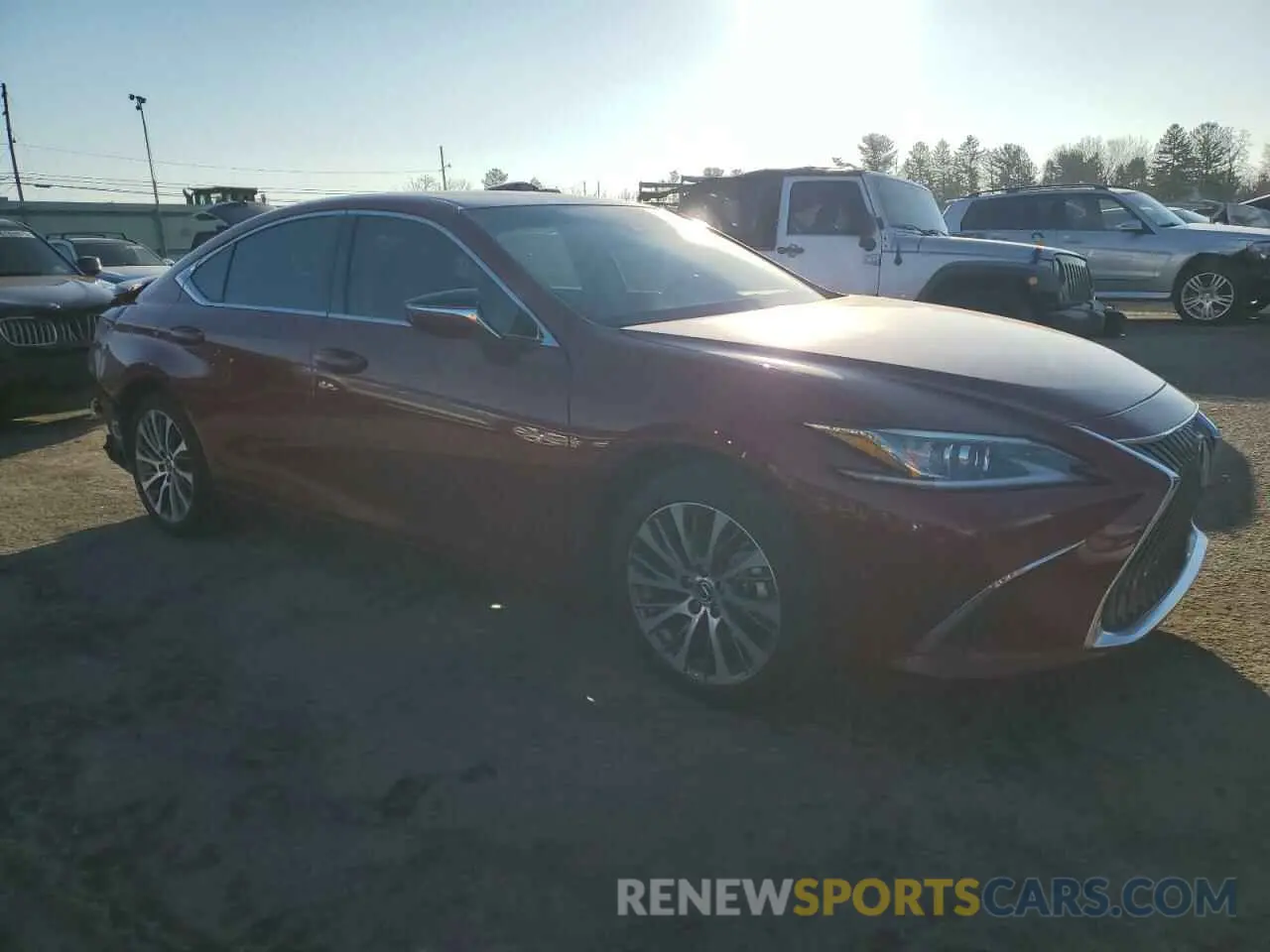 4 Фотография поврежденного автомобиля 58ADZ1B11MU109105 LEXUS ES350 2021