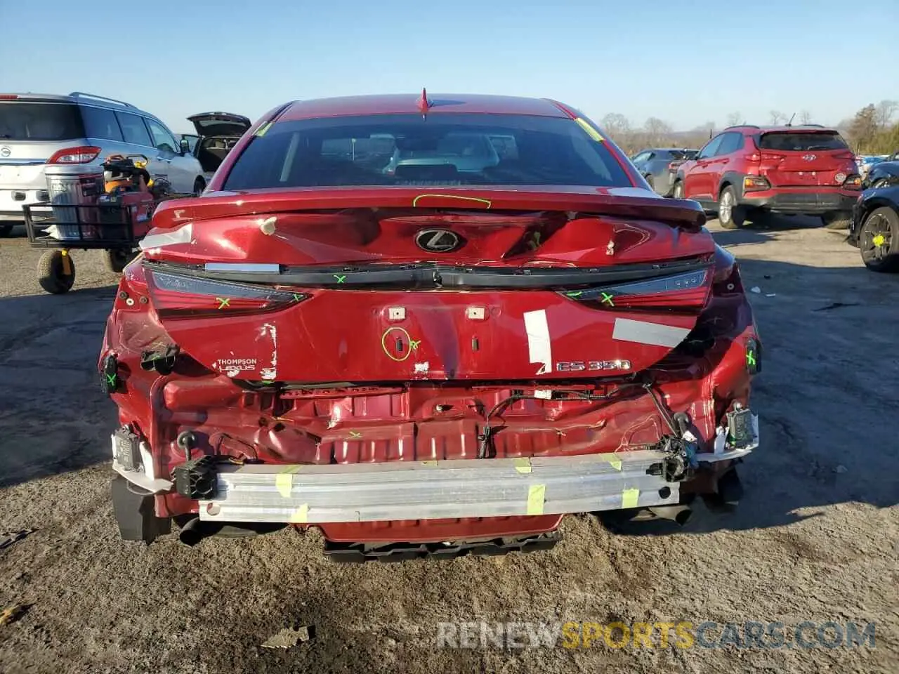 6 Фотография поврежденного автомобиля 58ADZ1B11MU109105 LEXUS ES350 2021