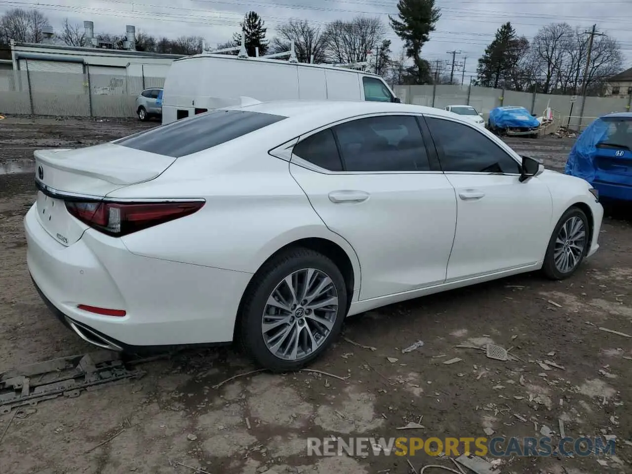 3 Photograph of a damaged car 58ADZ1B13MU103340 LEXUS ES350 2021