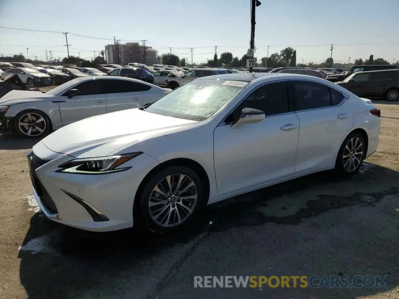 1 Photograph of a damaged car 58ADZ1B14MU082806 LEXUS ES350 2021