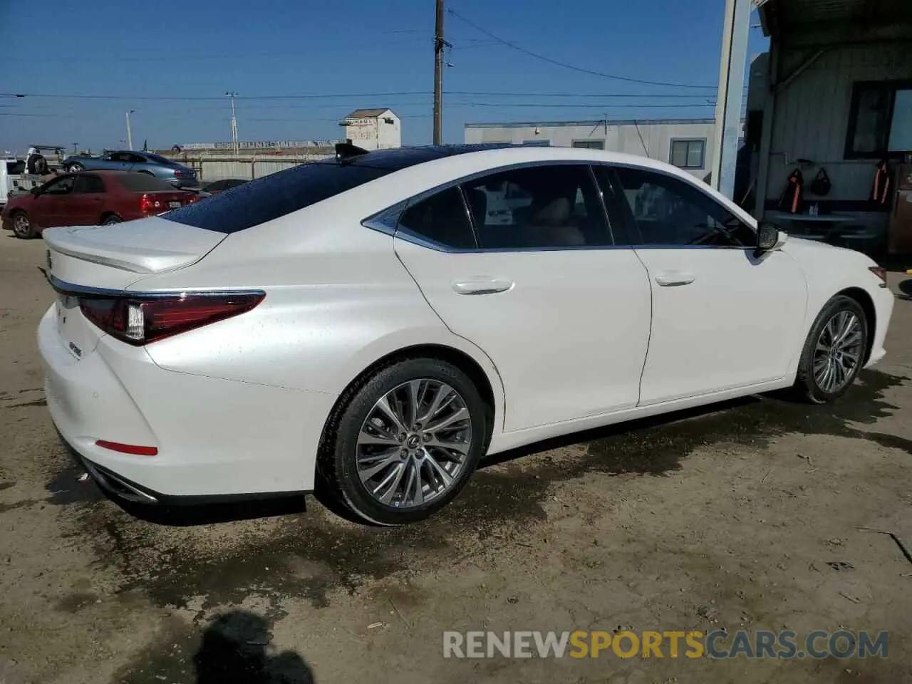 3 Photograph of a damaged car 58ADZ1B14MU082806 LEXUS ES350 2021