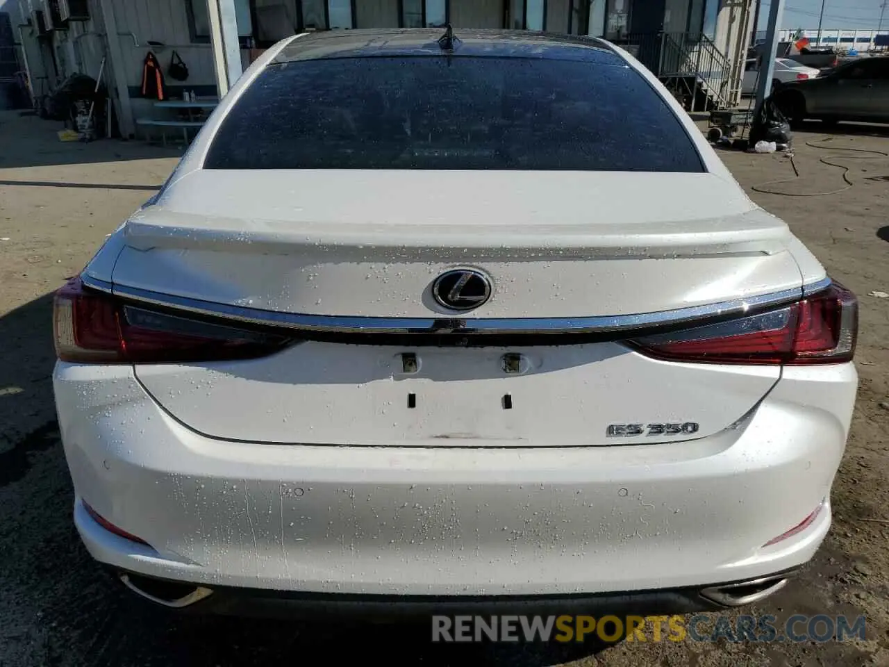 6 Photograph of a damaged car 58ADZ1B14MU082806 LEXUS ES350 2021