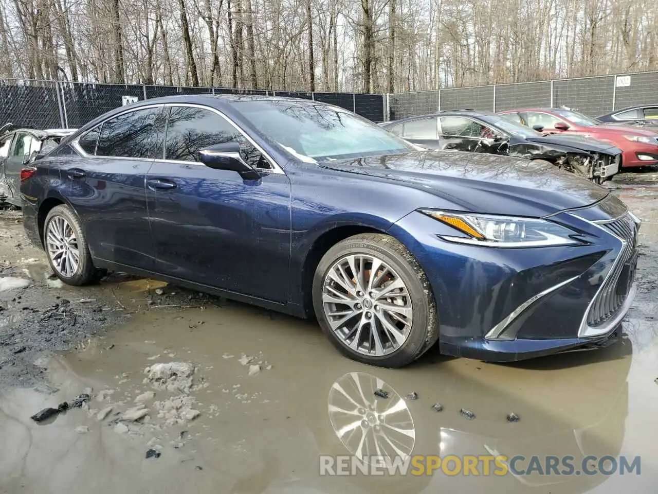 4 Фотография поврежденного автомобиля 58ADZ1B14MU104030 LEXUS ES350 2021