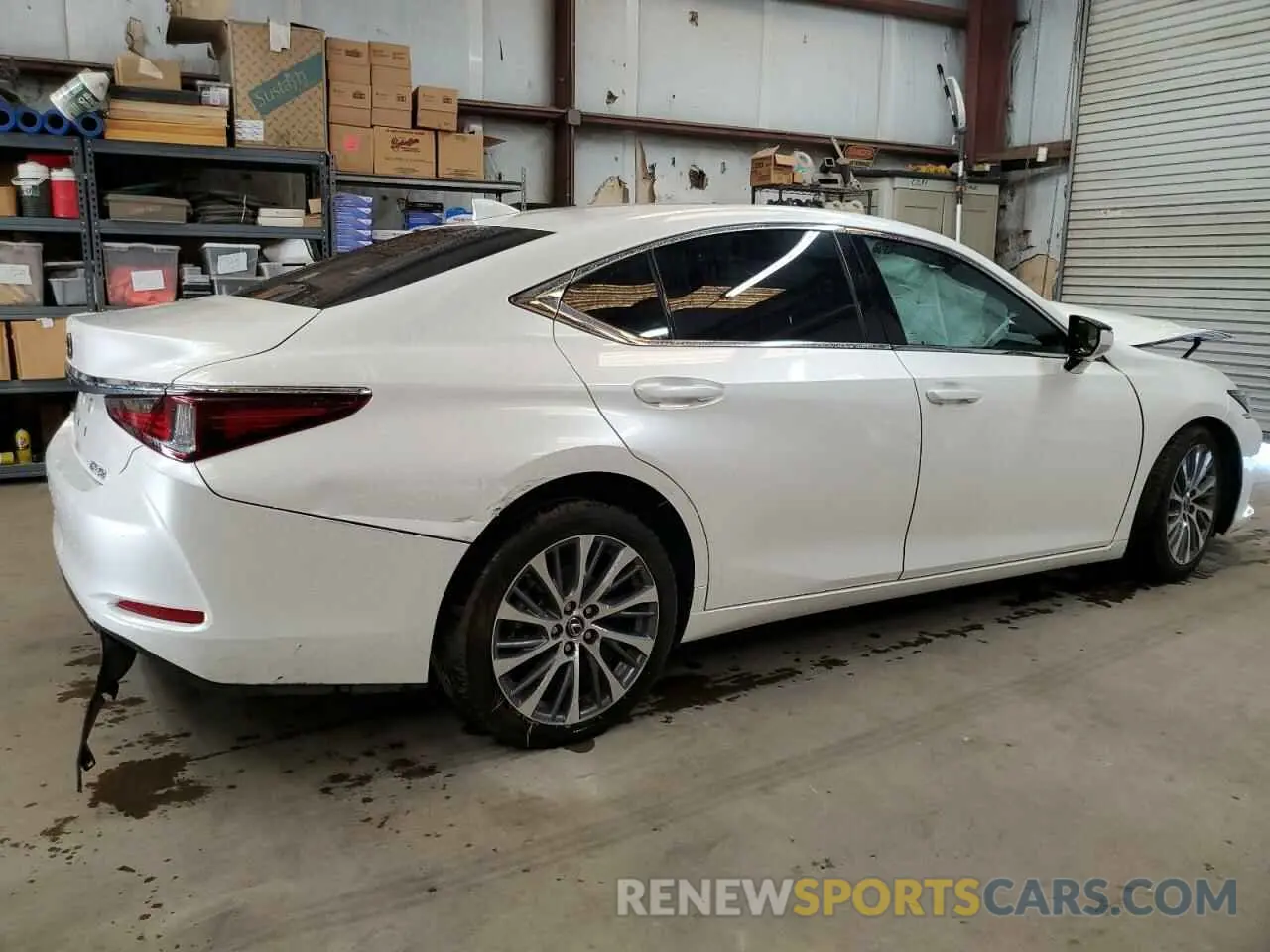 3 Photograph of a damaged car 58ADZ1B15MU098058 LEXUS ES350 2021