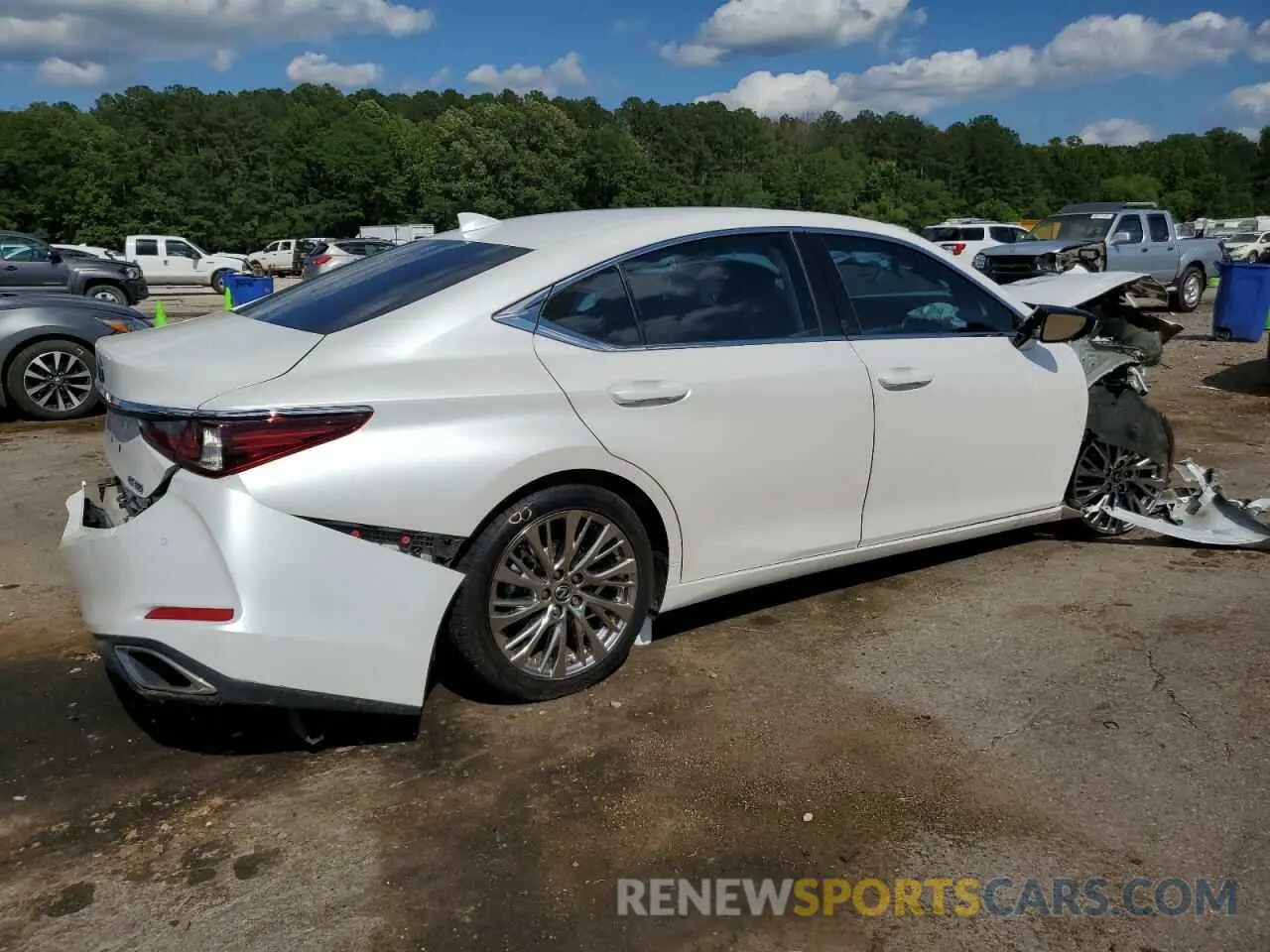 3 Фотография поврежденного автомобиля 58ADZ1B16MU098179 LEXUS ES350 2021
