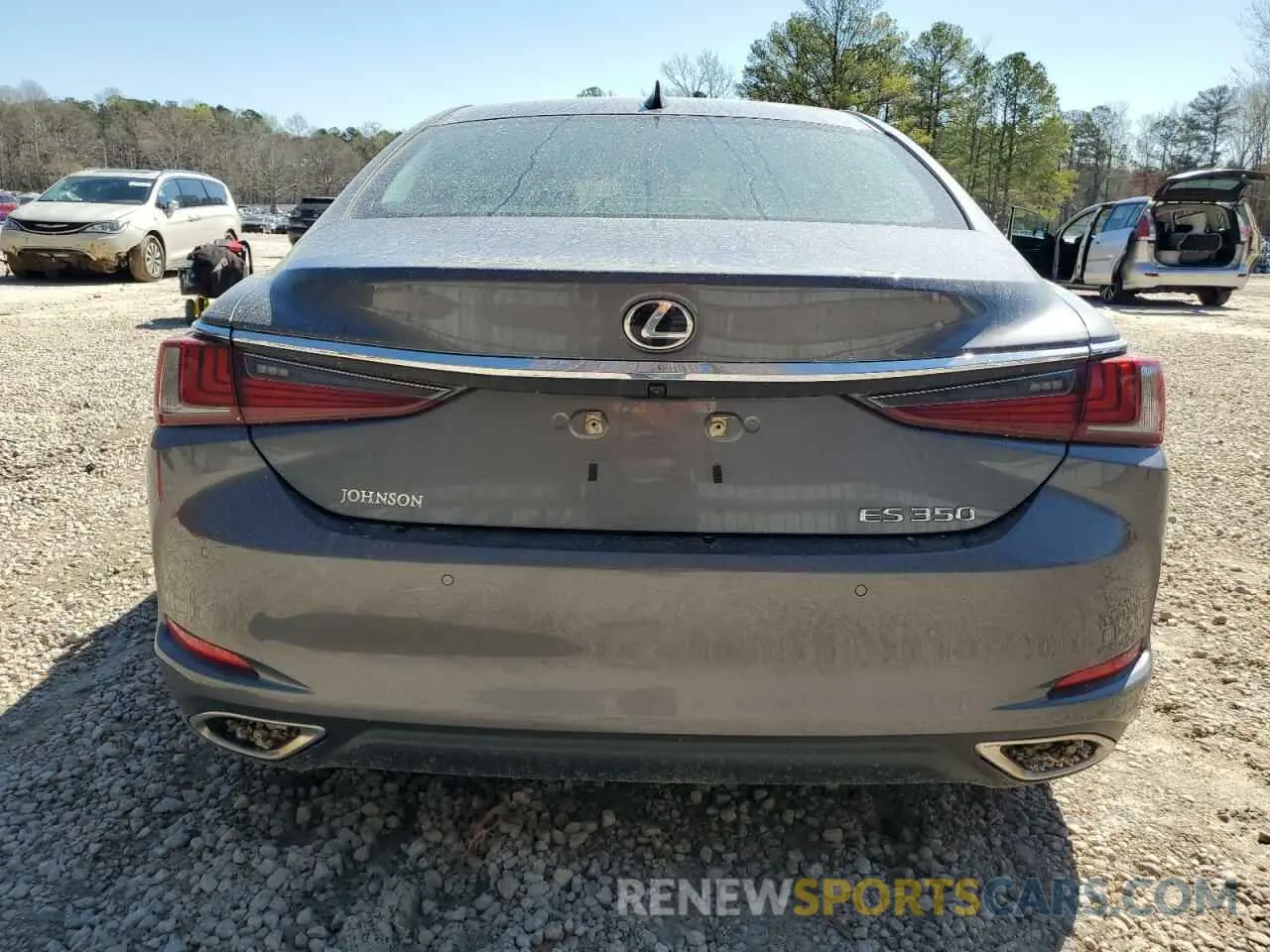 6 Photograph of a damaged car 58ADZ1B18MU084235 LEXUS ES350 2021