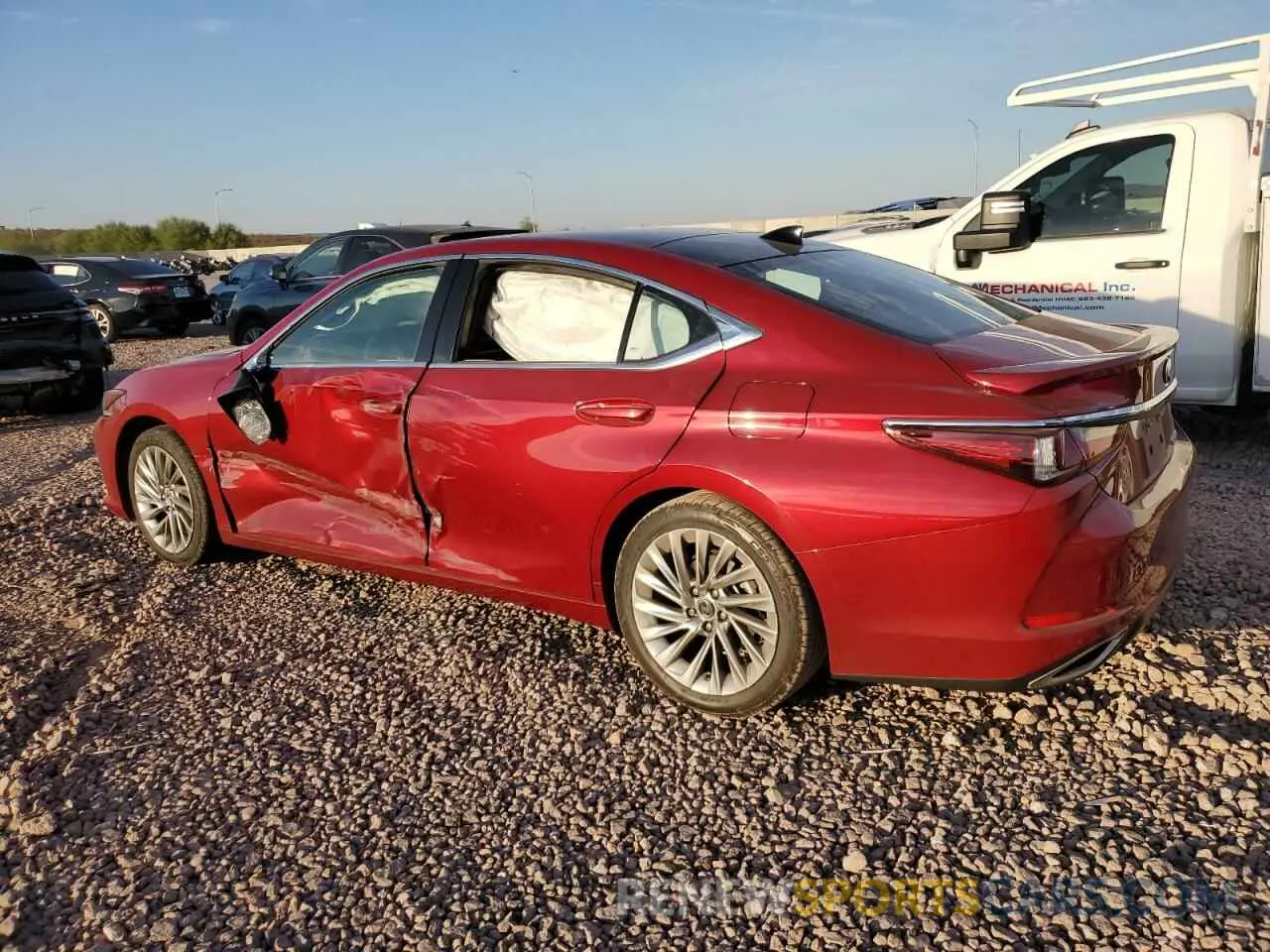 2 Photograph of a damaged car 58AEZ1B18MU107078 LEXUS ES350 2021