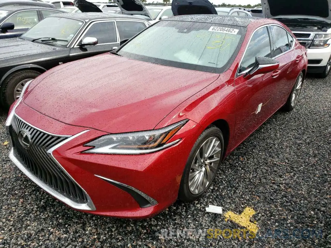 2 Photograph of a damaged car 58AFZ1B12MU090234 LEXUS ES350 2021