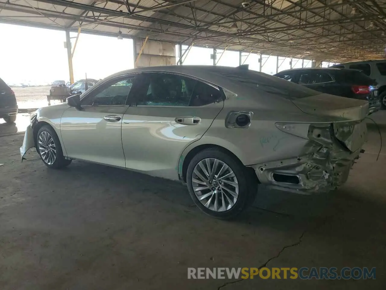 2 Photograph of a damaged car 58AFZ1B13MU086399 LEXUS ES350 2021