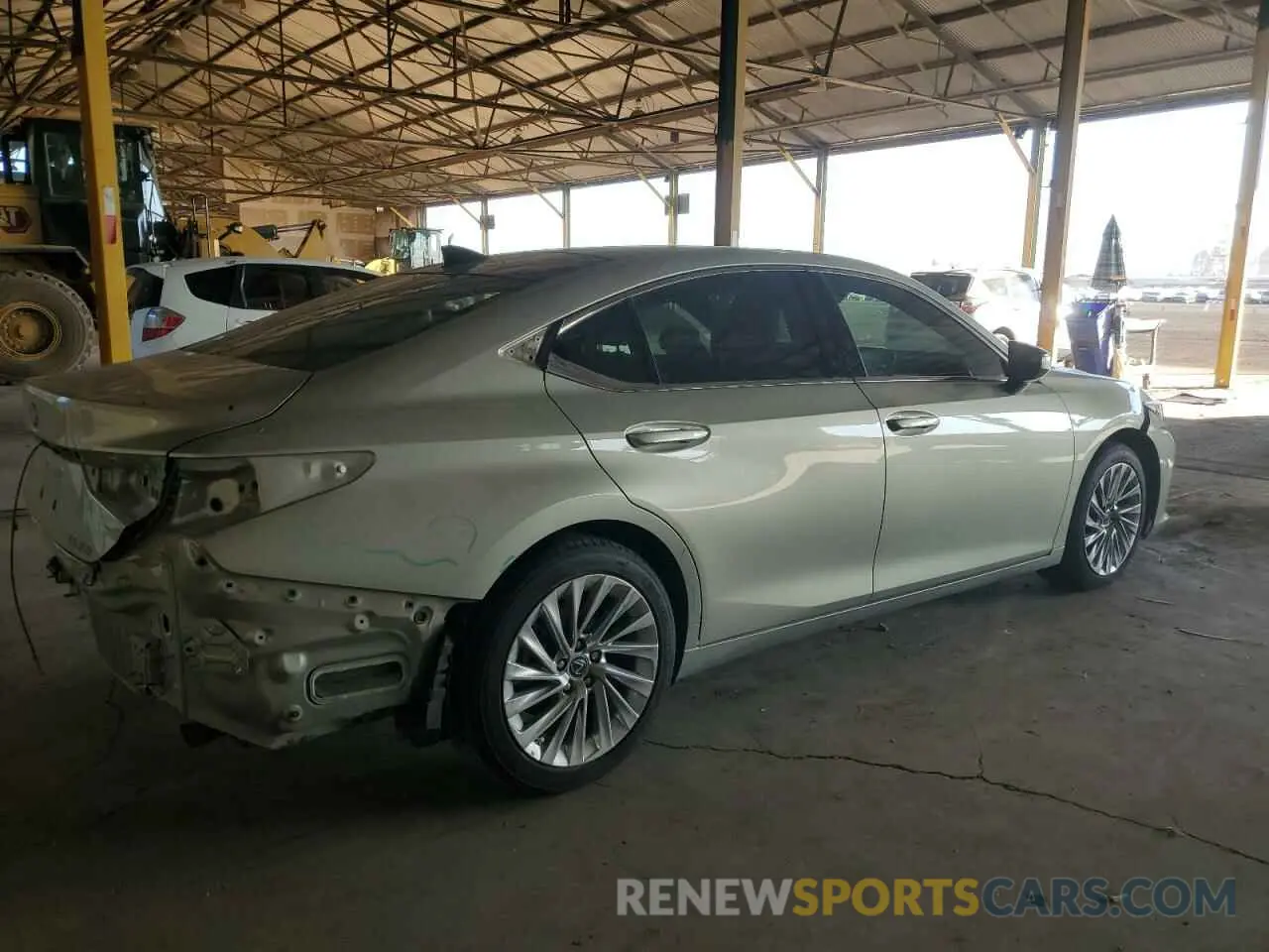 3 Photograph of a damaged car 58AFZ1B13MU086399 LEXUS ES350 2021