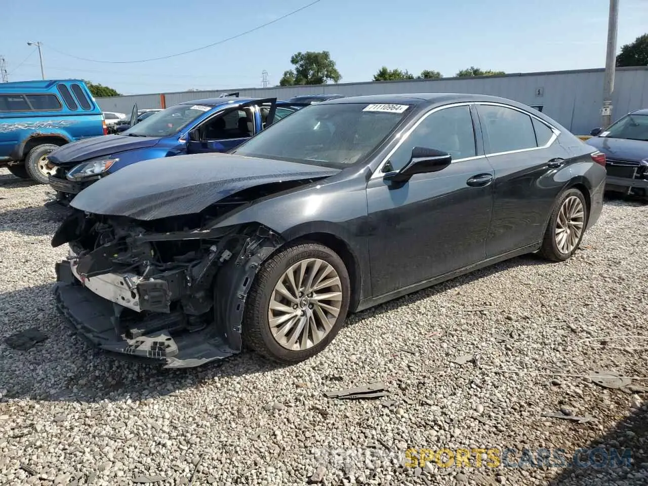 1 Photograph of a damaged car 58AFZ1B16MU109299 LEXUS ES350 2021