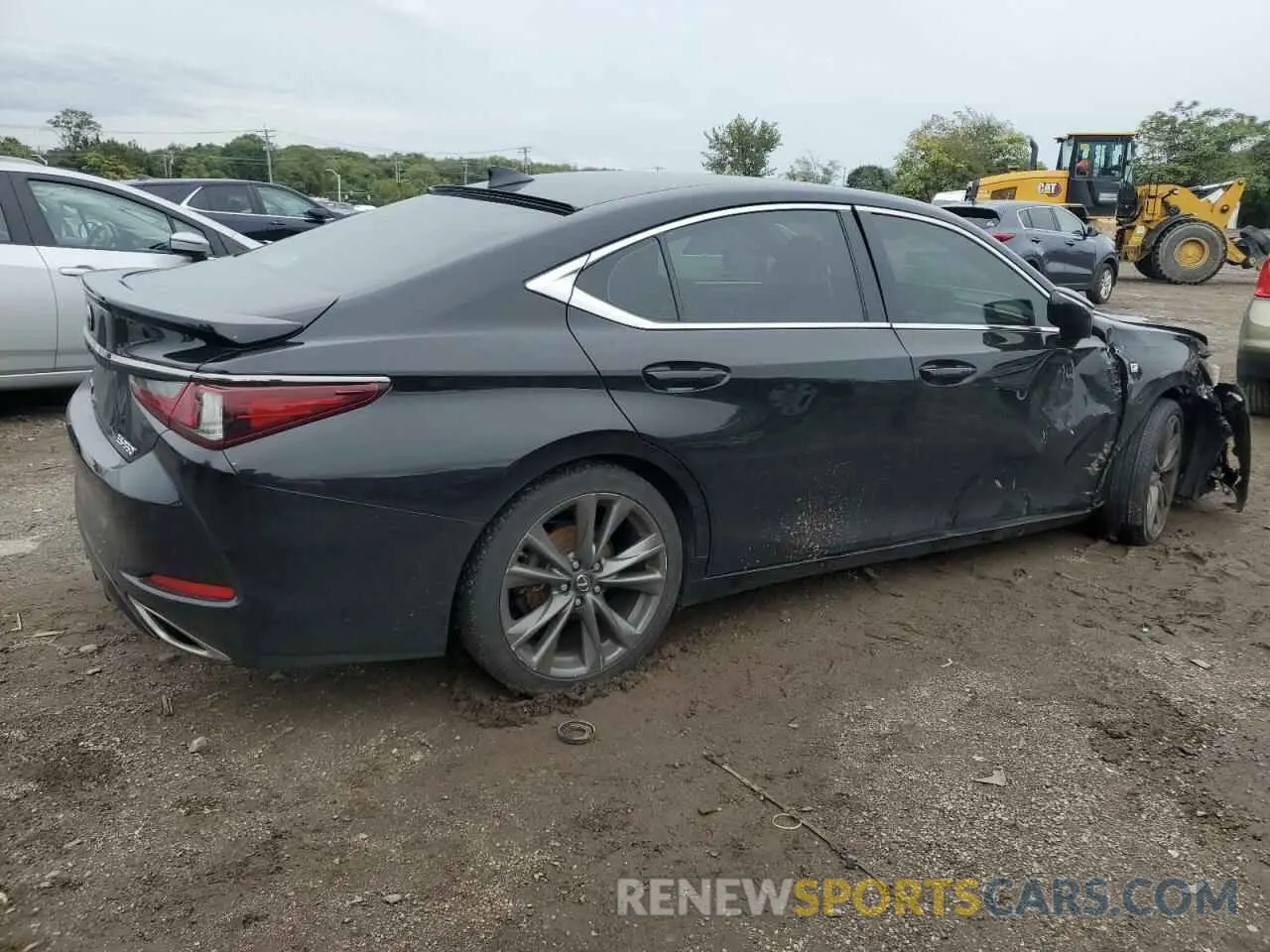 3 Photograph of a damaged car 58AGZ1B16MU089754 LEXUS ES350 2021