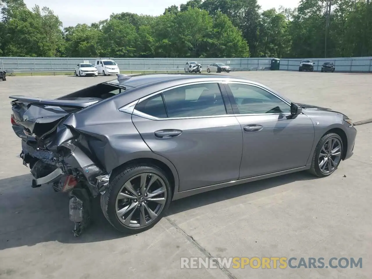 3 Photograph of a damaged car 58AGZ1B17MU097619 LEXUS ES350 2021
