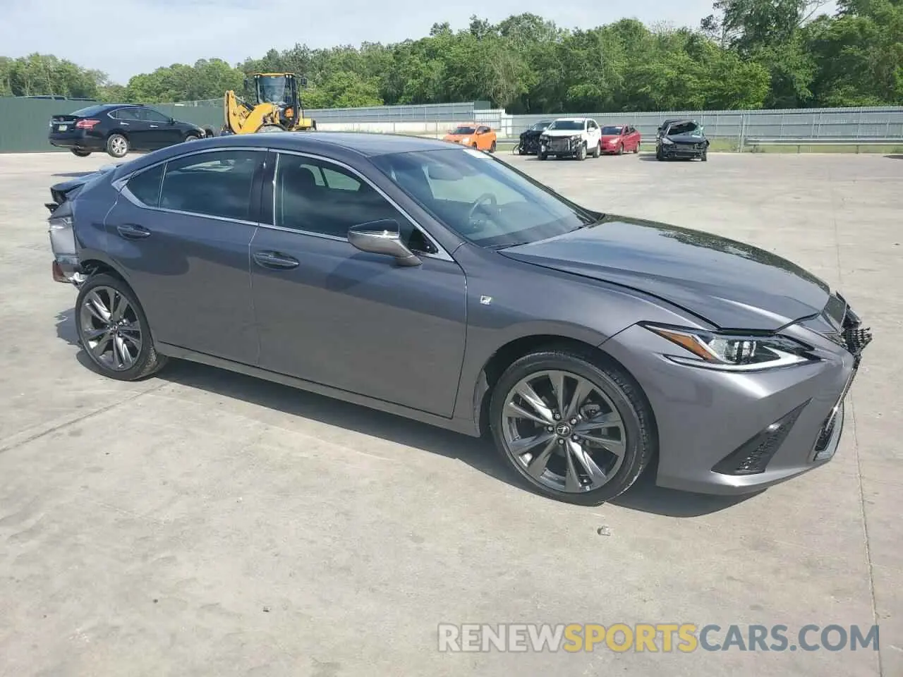 4 Photograph of a damaged car 58AGZ1B17MU097619 LEXUS ES350 2021