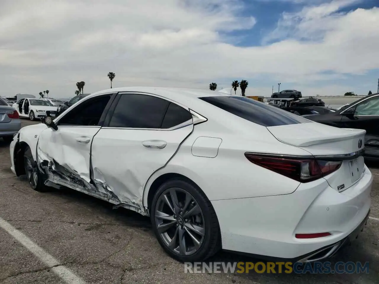 2 Photograph of a damaged car 58AGZ1B18MU095412 LEXUS ES350 2021