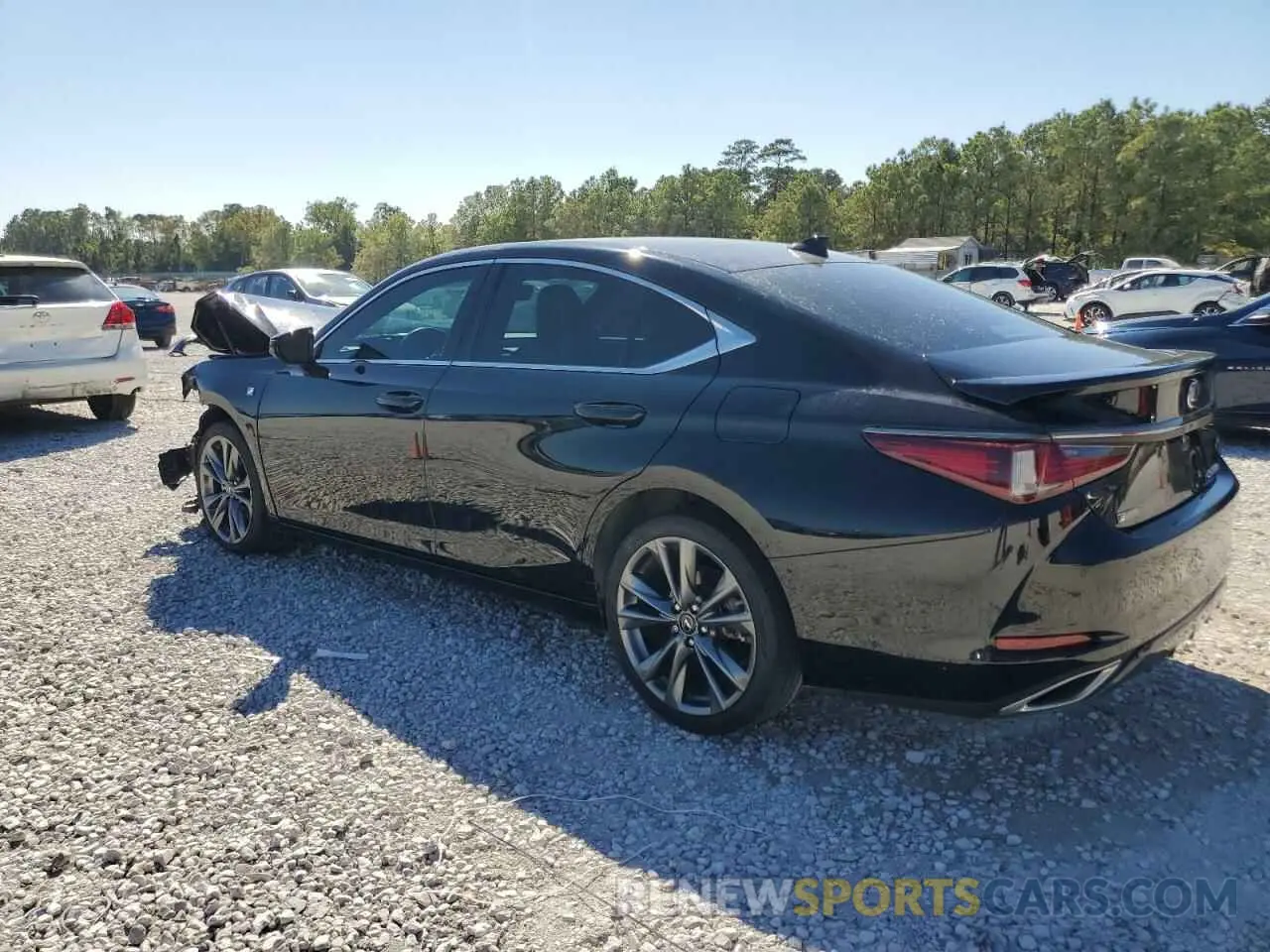 2 Photograph of a damaged car 58AGZ1B1XMU088476 LEXUS ES350 2021