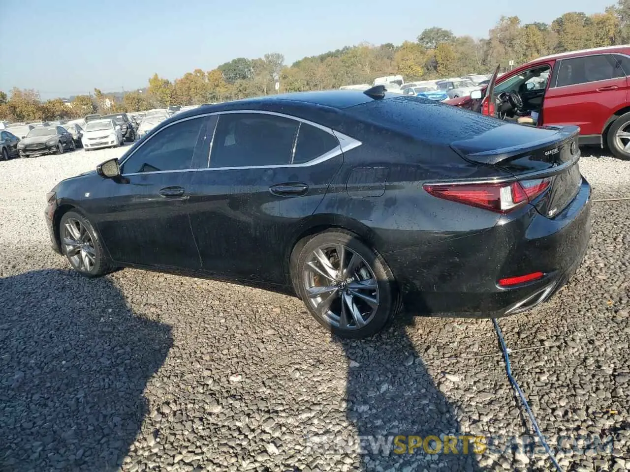 2 Photograph of a damaged car 58AGZ1B1XMU092415 LEXUS ES350 2021