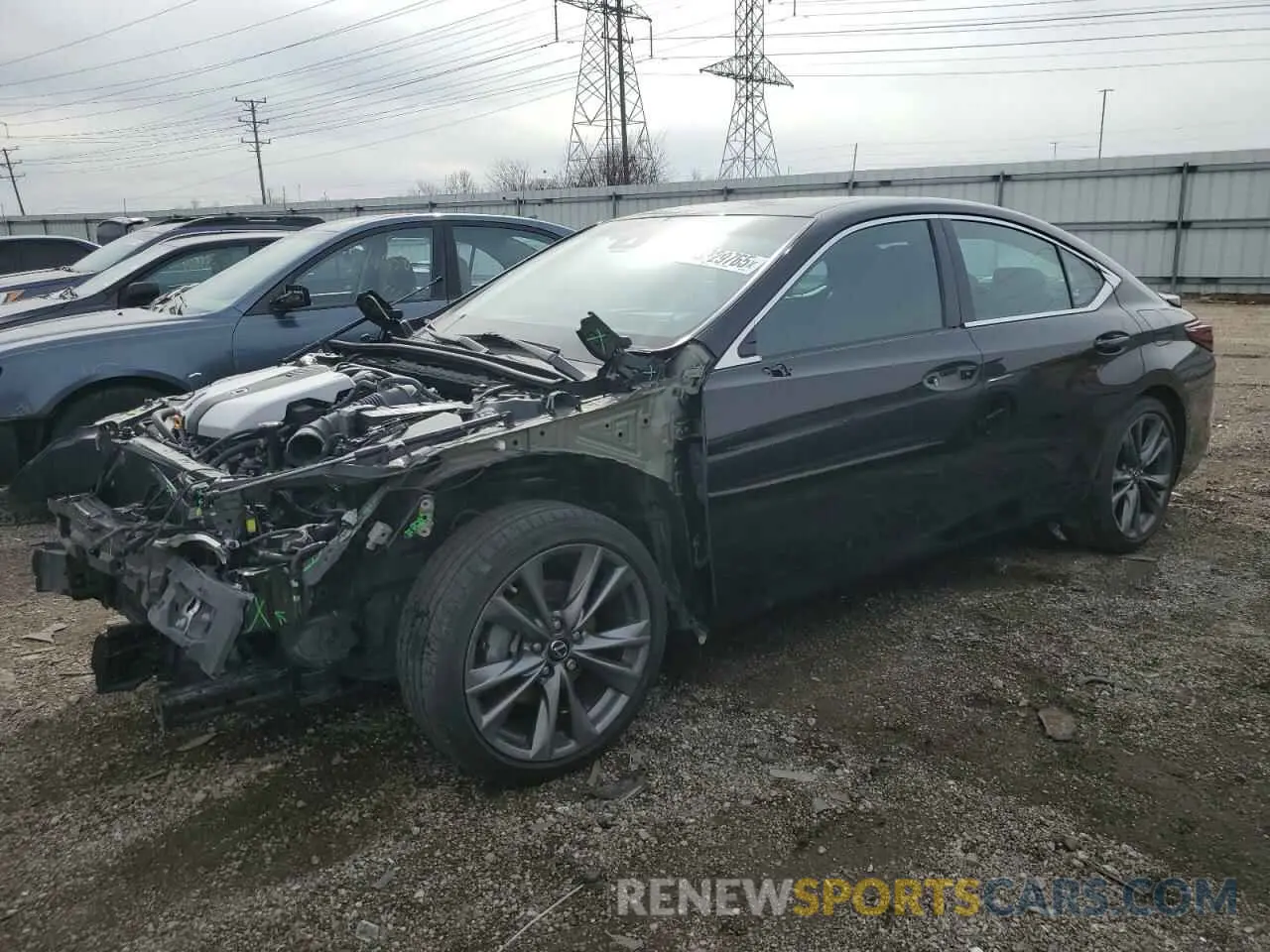 1 Photograph of a damaged car 58AGZ1B1XMU109858 LEXUS ES350 2021