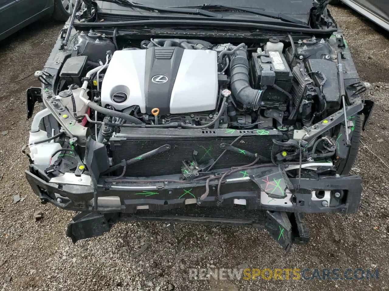 11 Photograph of a damaged car 58AGZ1B1XMU109858 LEXUS ES350 2021