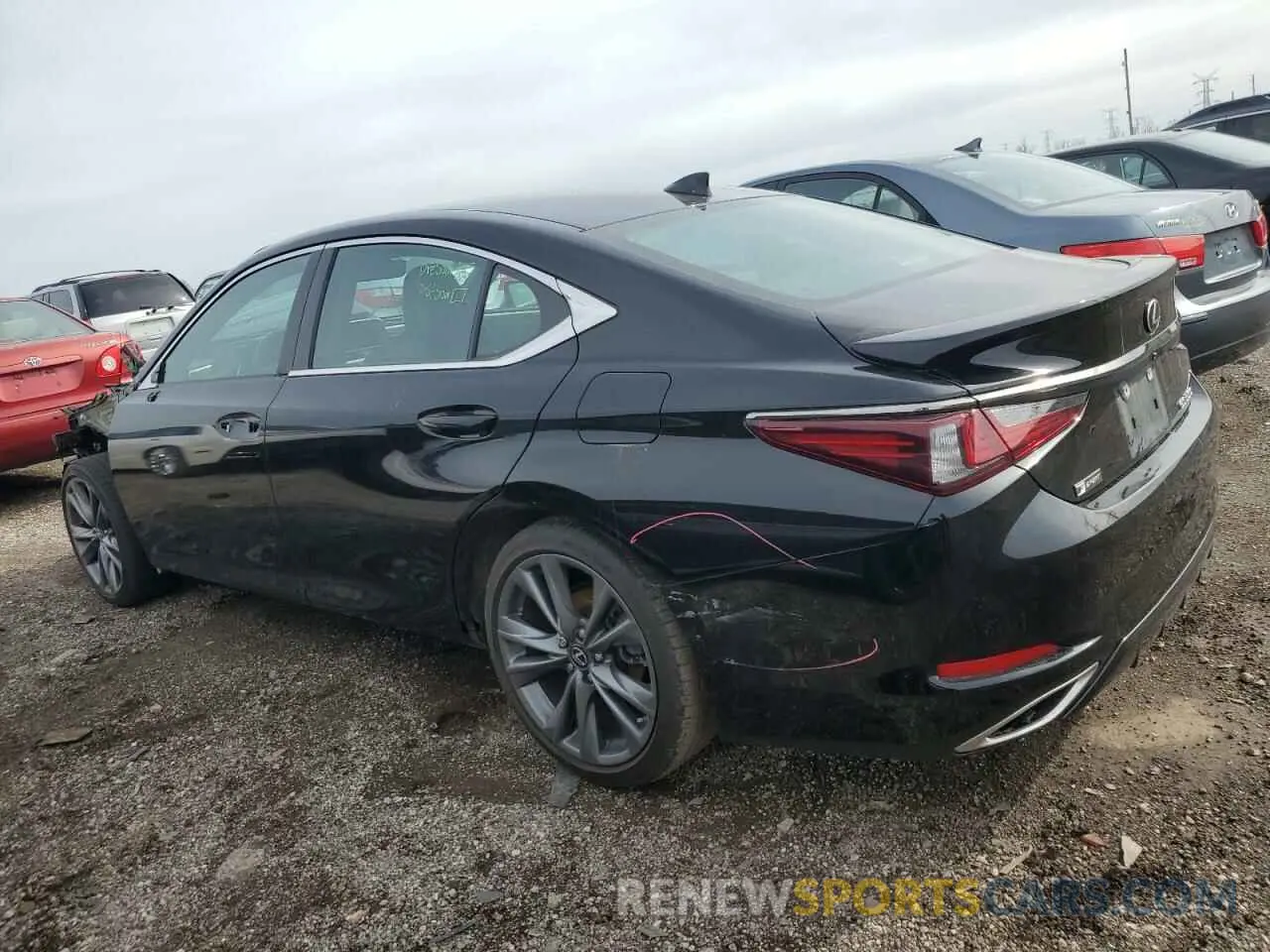 2 Photograph of a damaged car 58AGZ1B1XMU109858 LEXUS ES350 2021