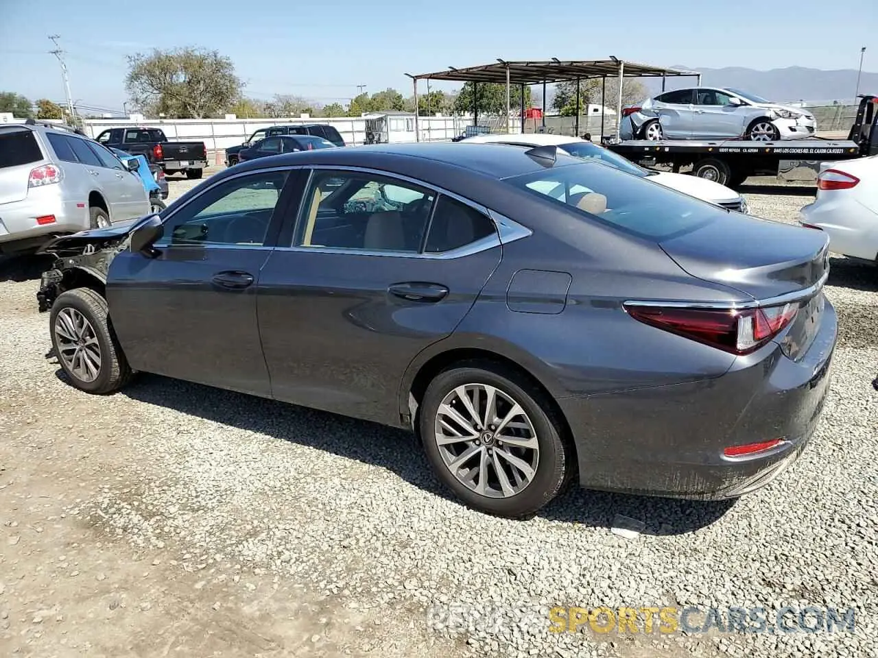 2 Фотография поврежденного автомобиля 58ACZ1B11NU136656 LEXUS ES350 2022
