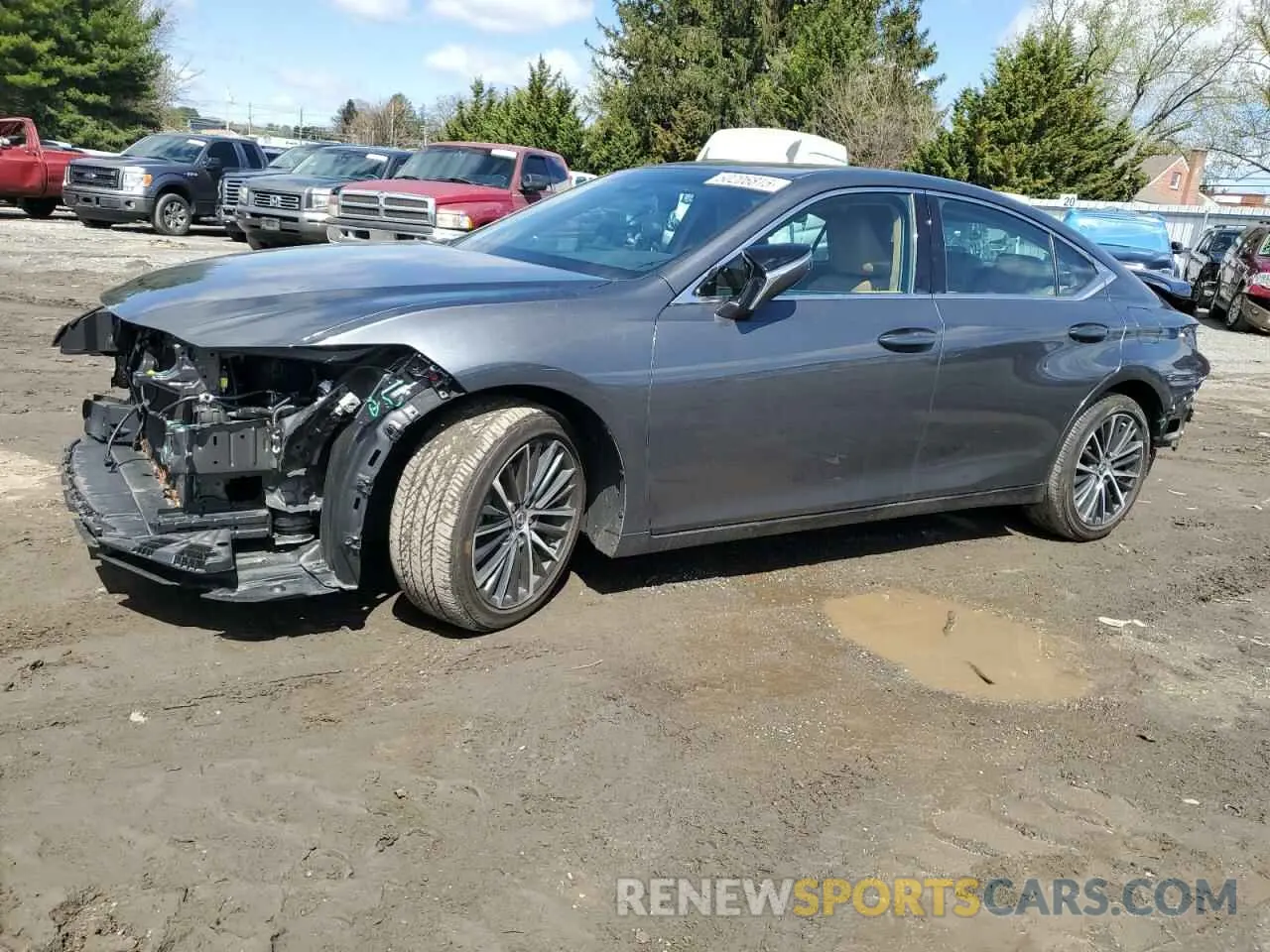 1 Photograph of a damaged car 58ADZ1B12NU131342 LEXUS ES350 2022