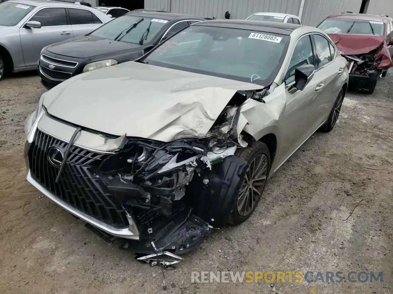 2 Фотография поврежденного автомобиля 58ADZ1B17NU112978 LEXUS ES350 2022