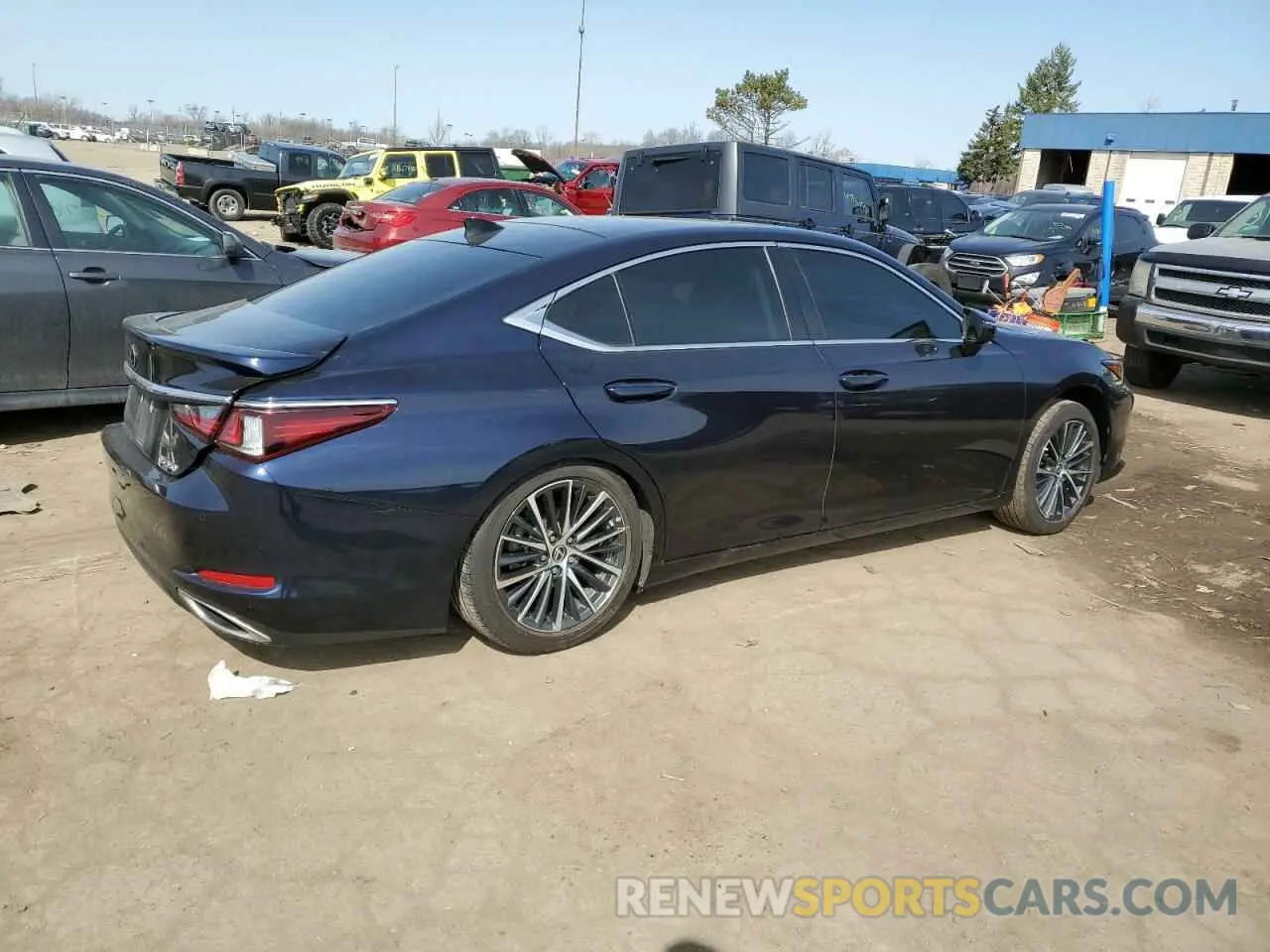 3 Photograph of a damaged car 58ADZ1B17NU126248 LEXUS ES350 2022