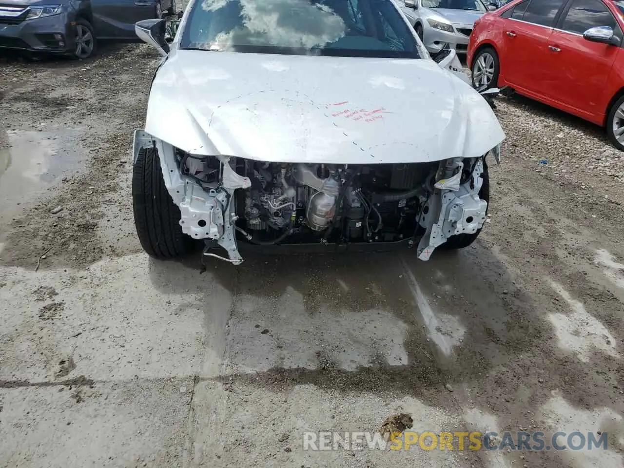 9 Фотография поврежденного автомобиля 58ADZ1B18NU132687 LEXUS ES350 2022